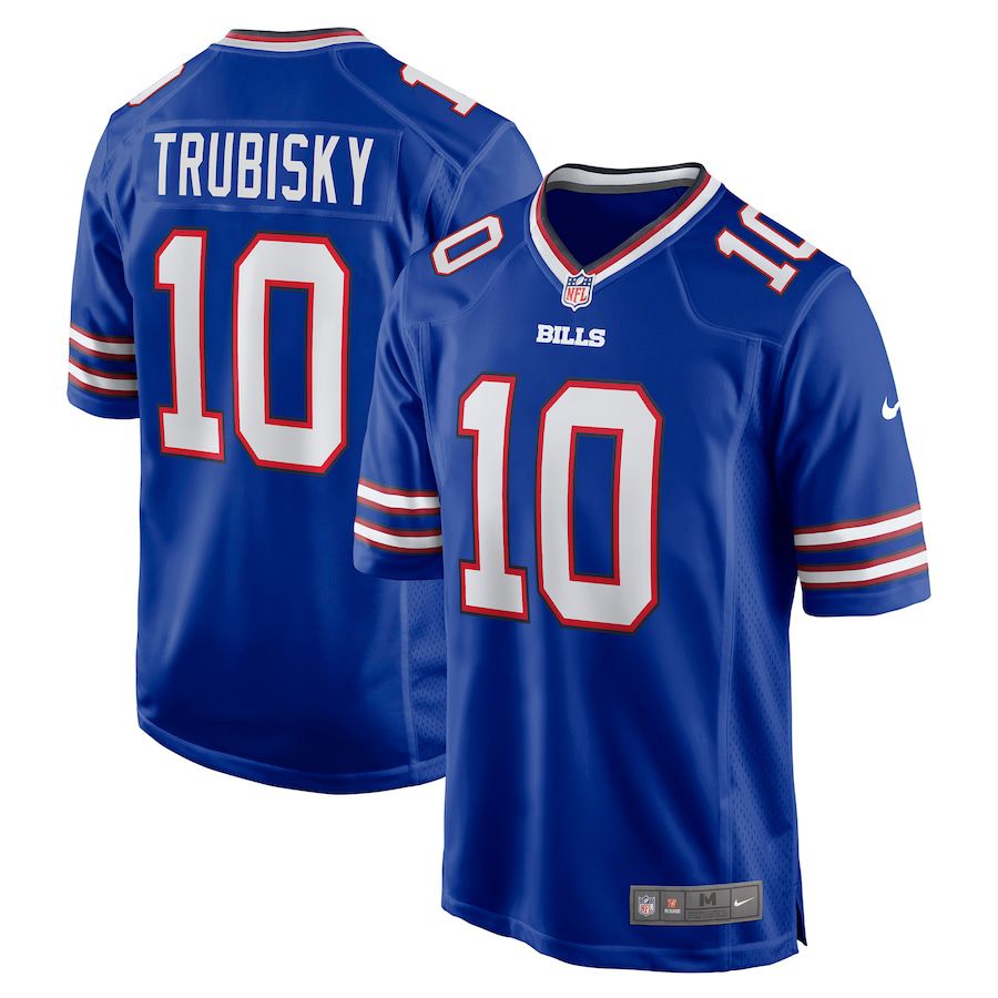 Men Buffalo Bills #10 Mitchell Trubisky Nike Royal Game NFL Jersey